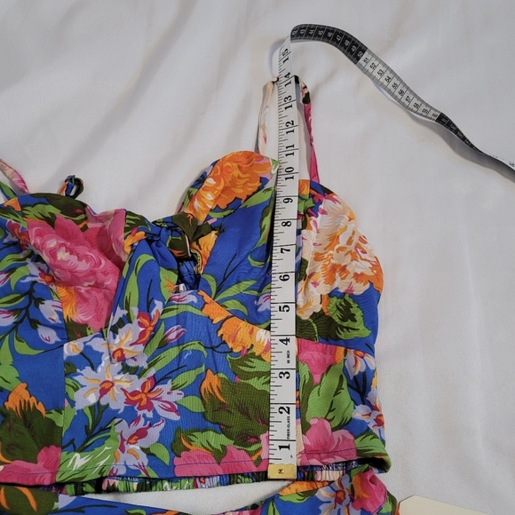 B.O.G. Lottie & Holly Summer Vacation Floral 2 Piece Tank & Skort Size Small - Picture 11 of 13